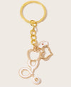 Medical Charm Keychains- silver & gold